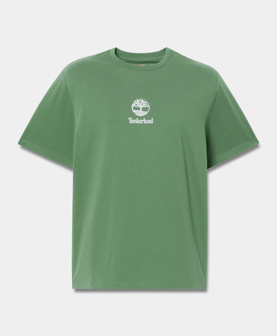 Playera para Hombre Stack Logo de manga corta, Verde