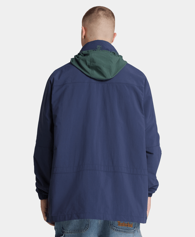 Chamarra convertible con cierre de nylon Timberland™ x BEAMS, Azul