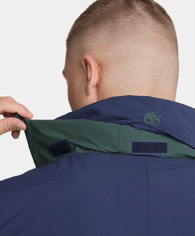 Chamarra convertible con cierre de nylon Timberland™ x BEAMS, Azul