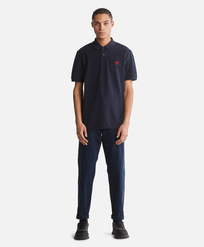 Polo Millers River Piqué para Hombre, Azul