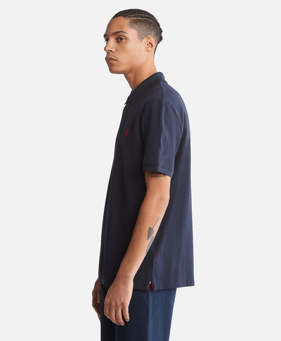 Polo Millers River Piqué para Hombre, Azul