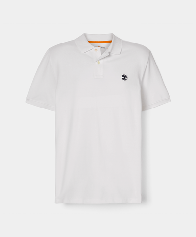 Polo Millers River Piqué para Hombre, Blanco