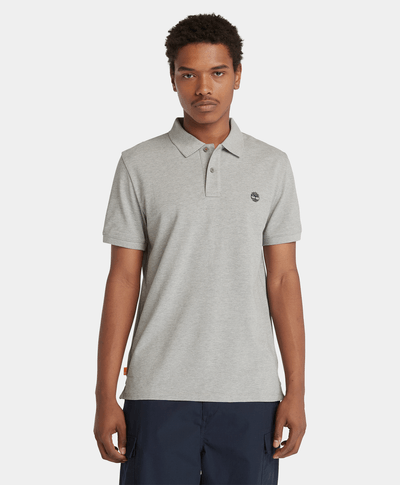 Polo Millers River Piqué para Hombre, Gris