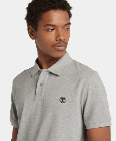 Polo Millers River Piqué para Hombre, Gris