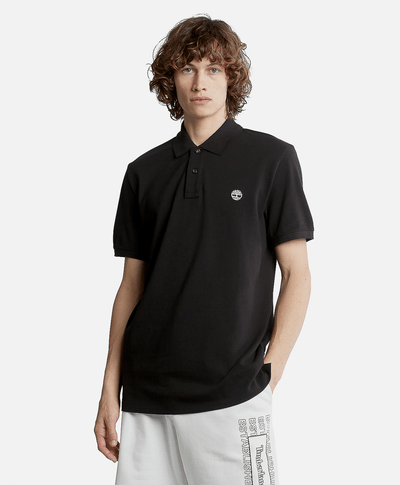Polo Millers River Piqué para Hombre, Negro