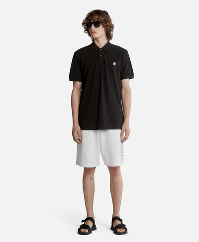 Polo Millers River Piqué para Hombre, Negro