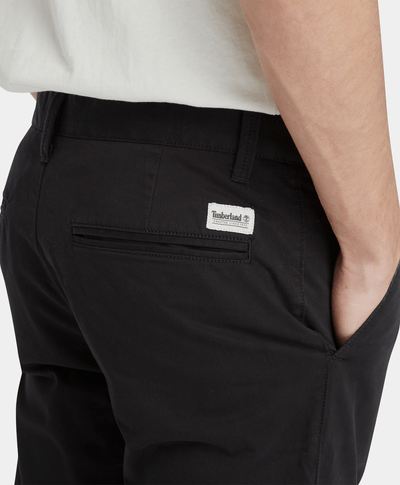 Pantalón Chino Squam Lake Slim-Fit para Hombre, Negro