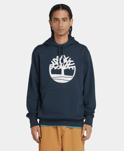 Sudadera tipo Hoodie de algodón para Hombre, Azul