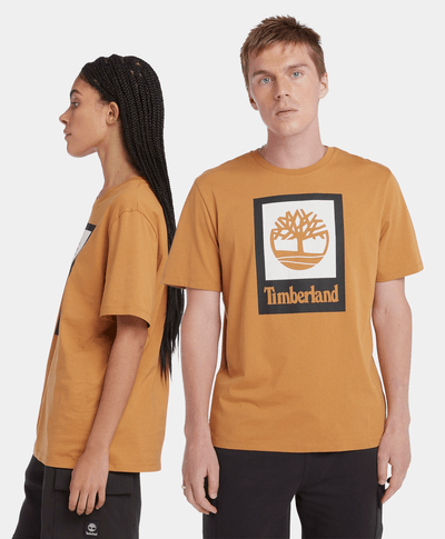 Playera Colored de manga corta unisex, Amarillo