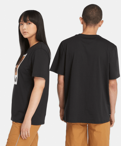 Playera Colored de manga corta unisex, Negro
