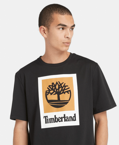 Playera Colored de manga corta unisex, Negro
