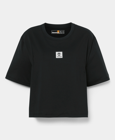 Playera Para Mujer De Manga Corta, Negro