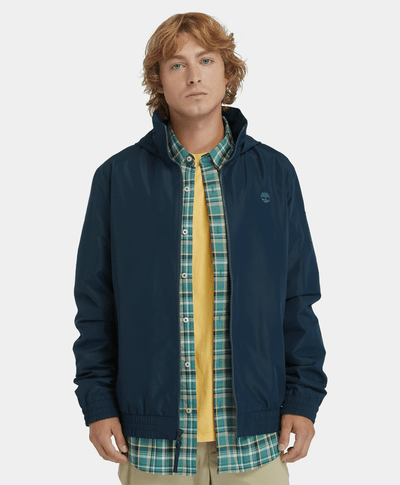 Chamarra Bomber impermpeable para Hombre, Azul