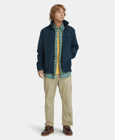 Chamarra Bomber impermpeable para Hombre, Azul