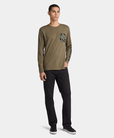 Pantalón Littleton Canvas 5 bolsillos para Hombre, Negro