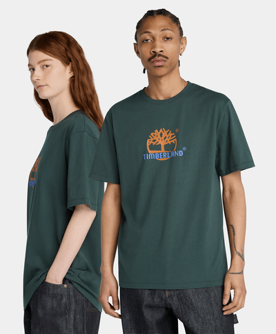 Playera Authentic Fit Grafico Field Boot Para Hombre, Verde