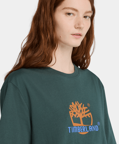 Playera Authentic Fit Grafico Field Boot Para Hombre, Verde