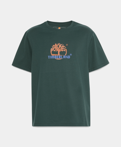 Playera Authentic Fit Grafico Field Boot Para Hombre, Verde