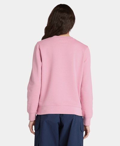 Sudadera Regular Fit Para Mujer, Rosa