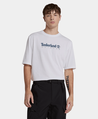 Playera Regular Fit Con Proteccion UV Para Hombre, Blanco