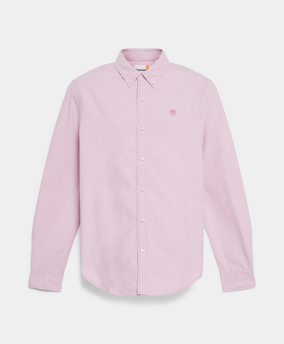 Camisa Oxford Regular Fit Para Hombre, Rosa