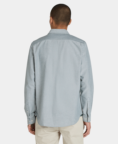 Camisa Oxford Slim Fit Para Hombre, Verde