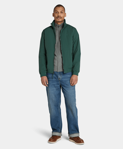 Chamarra Bomber Impermeable Waterproof Para Hombre, Verde