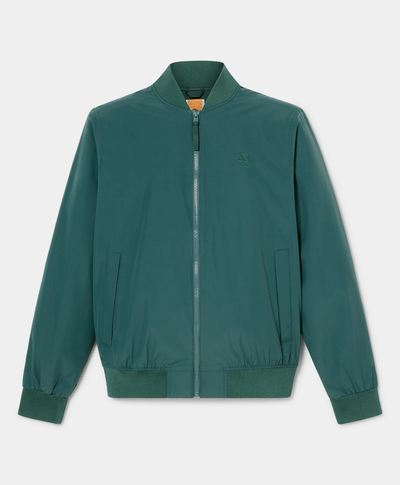 Chamarra Bomber Regular Fit Water Resistant Para Hombre, Verde