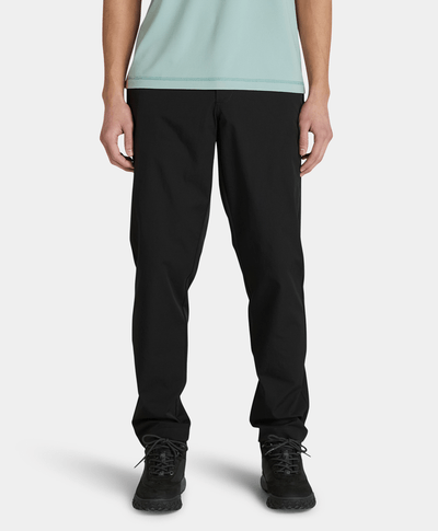 Pantalón Active Relaxed Tapered Fit Para Hombre, Negro