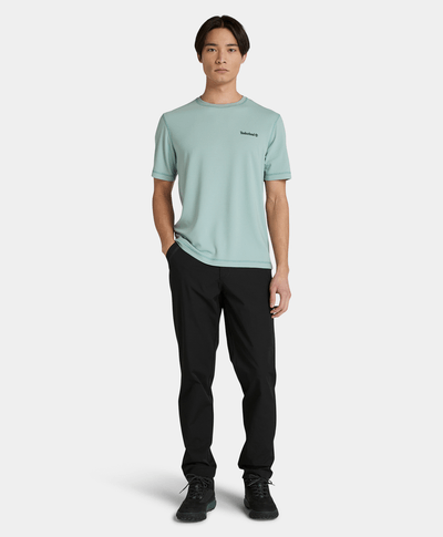Pantalón Active Relaxed Tapered Fit Para Hombre, Negro