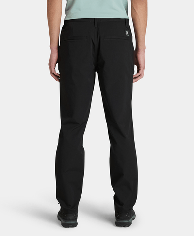 Pantalón Active Relaxed Tapered Fit Para Hombre, Negro