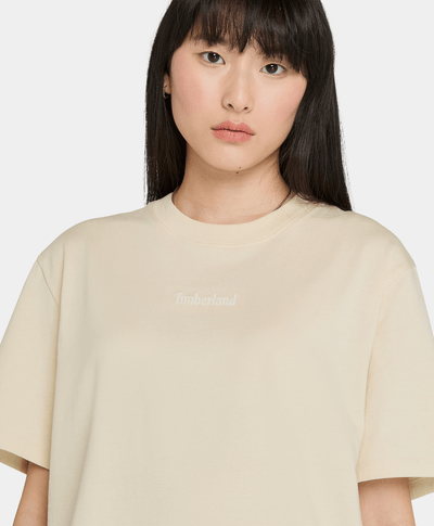Playera Authentic Fit Con Logo Para Hombre, Beige