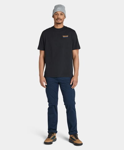 Playera Para Hombre Rugged Active Gear Back Graphic, Negro