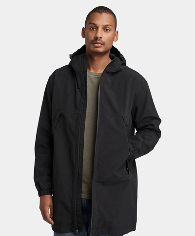 Chamarra Parka Impermeable Waterproof Para Hombre, Negro