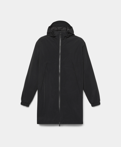 Chamarra Parka Impermeable Waterproof Para Hombre, Negro