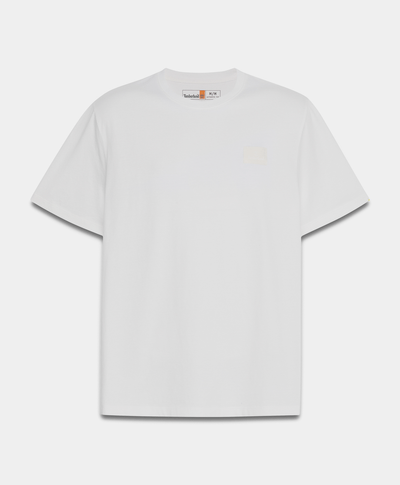Playera Authentic Fit Con Logo De Silicon Unisex, Blanco