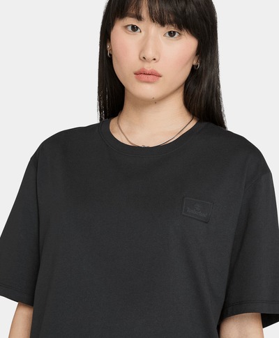 Playera Authentic Fit Con Logo De Silicon Unisex, Negro