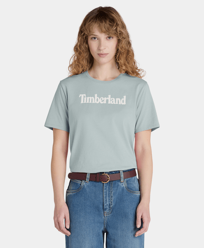 Playera Regular Fit Para Mujer, Azul