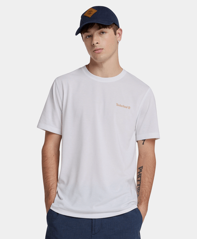 Playera Secado Rápido Quick Dry Regular Fit Para Hombre, Blanco