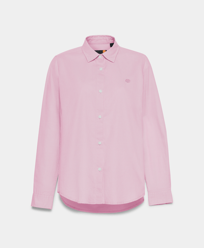 Camisa Oxford Regular Fit Para Mujer, Rosa