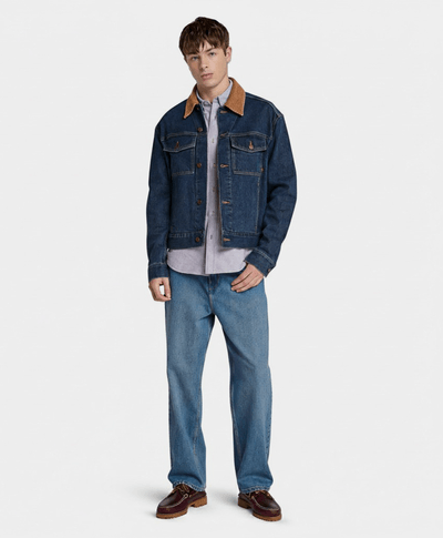 Chamarra Denim Para Hombre, Azul