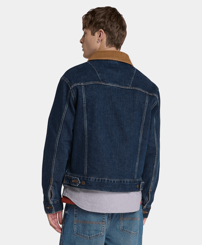 Chamarra Denim Para Hombre, Azul