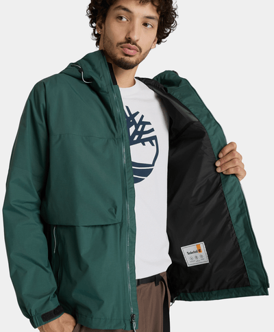 Chamarra Mobi Flex Impermeable Waterproof Para Hombre, Verde