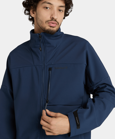 Chamarra Motion Softshell Para Hombre, Azul