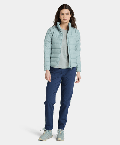 Chamarra Ligera Regular Fit Para Mujer, Azul
