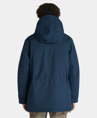 Chamarra Parka Resistente Al Agua Para Hombre, Azul
