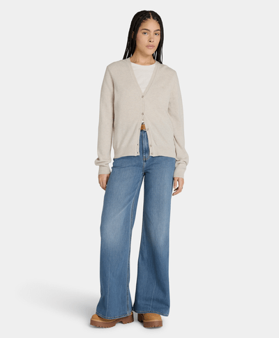 Playera Con Logo Bordado Regular Fit Para Mujer, Blanco