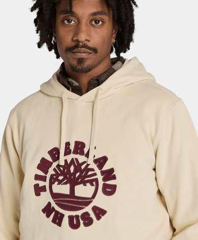 Sudadera Con Logo De Árbol Para Hombre, Beige
