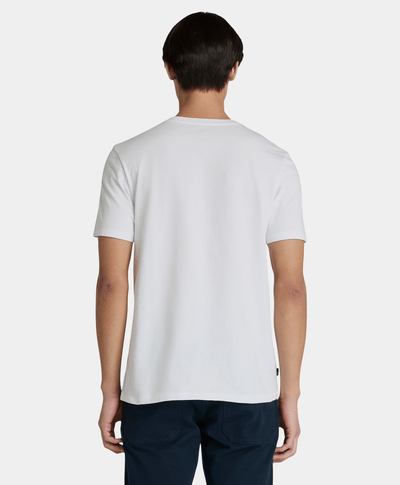 Camiseta Northwood de manga corta con logo para Hombre, Blanco