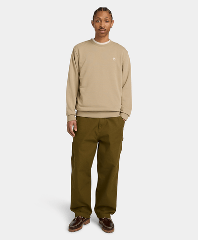 Sudadera Oyster River Regular Fit para Hombre, Beige